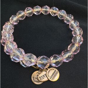 Alex & Ani Pink Crystal Bracelet